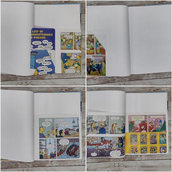 The Simpsons Altered Book Journal, Recycled Diary - Picture 3 of 16